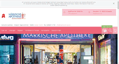 Desktop Screenshot of maerkische-apotheke-schwelm.de